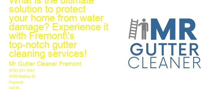 What is the ultimate solution to protect your home from water damage? Experience it with Fremont's top-notch gutter cleaning services!