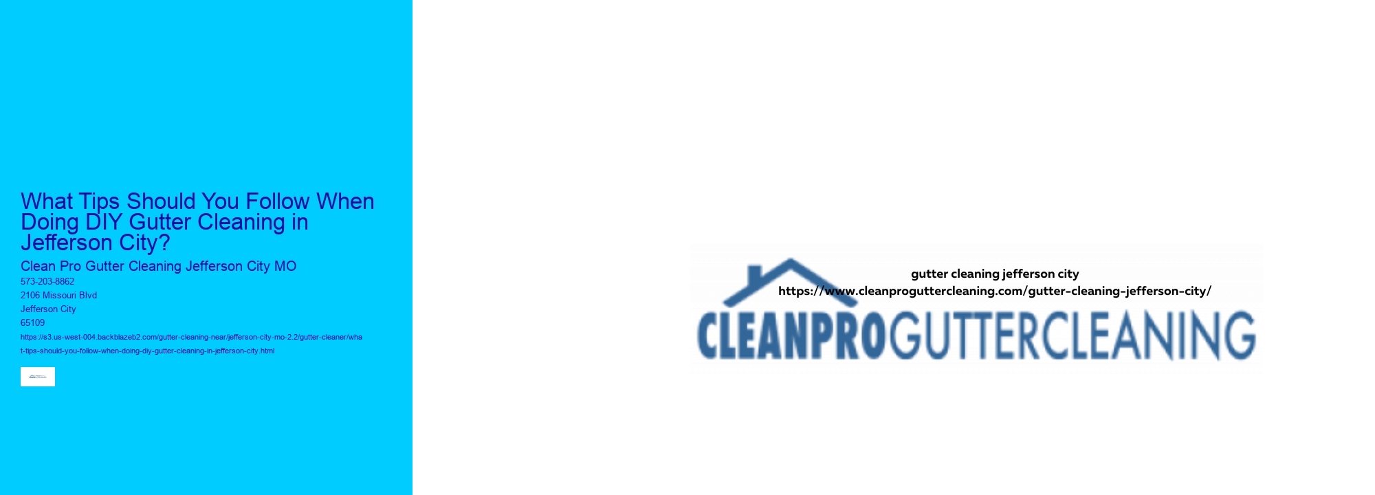 What Tips Should You Follow When Doing DIY Gutter Cleaning in Jefferson City? 